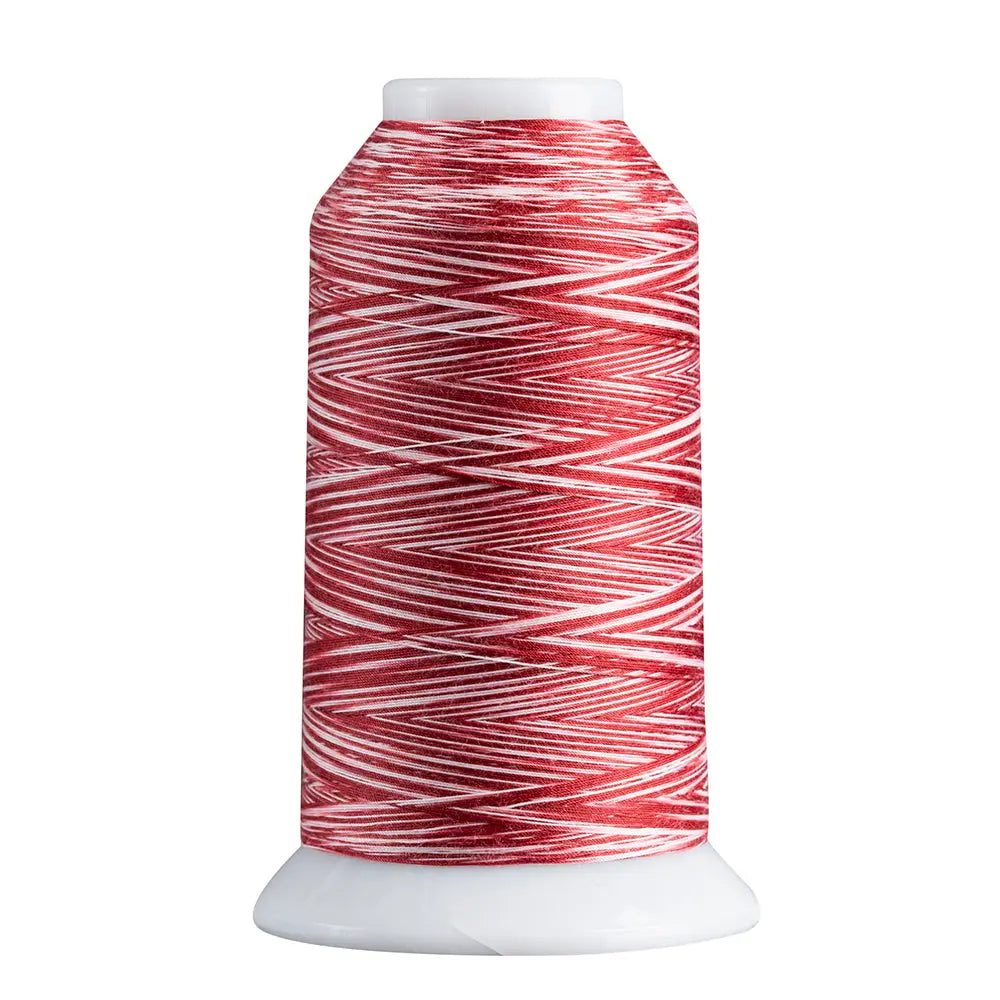 814 Burgundy/White Superior Spirit Variegated Polyester Thread