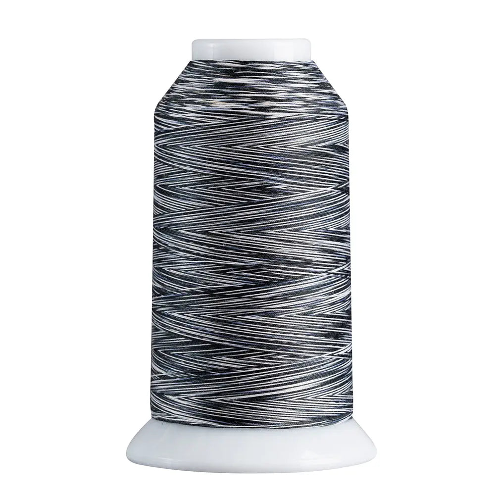 815 Black/White Superior Spirit Variegated Polyester Thread