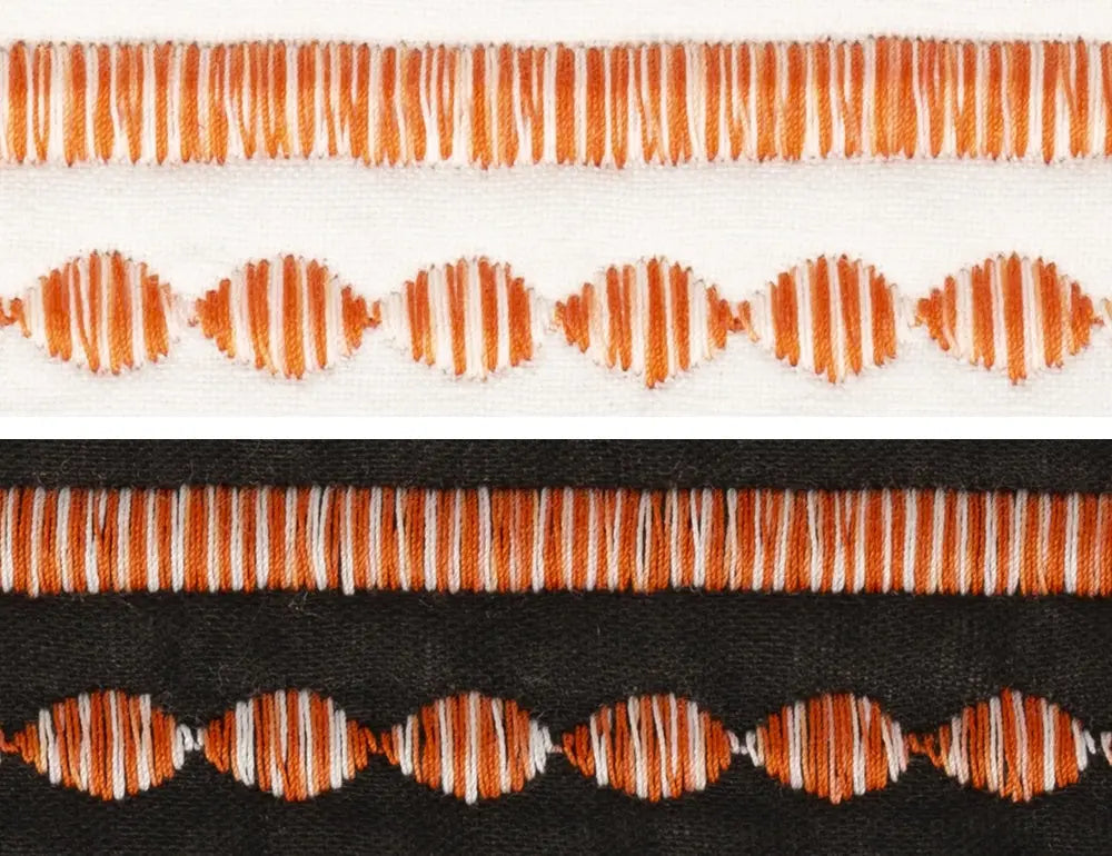 818 Orange/White Superior Spirit Variegated Polyester Thread