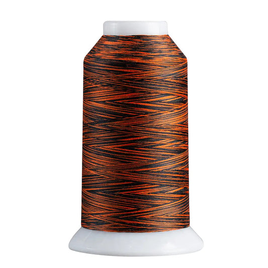 819 Orange/Black Superior Spirit Variegated Polyester Thread