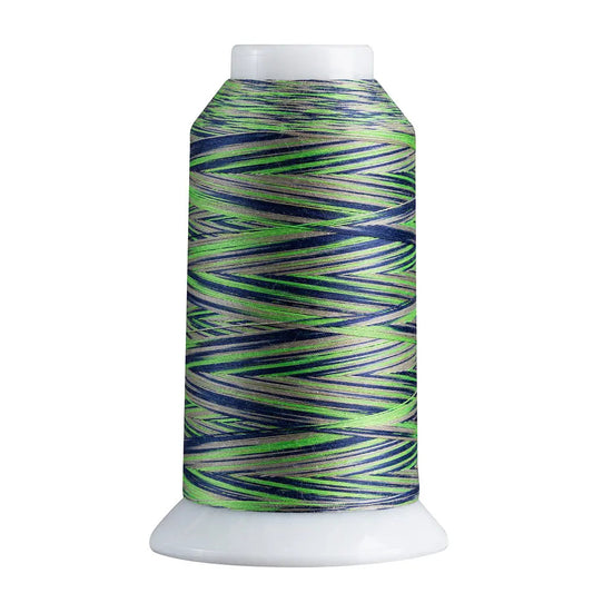 828 Navy/Green/Gray Superior Spirit Variegated Polyester Thread