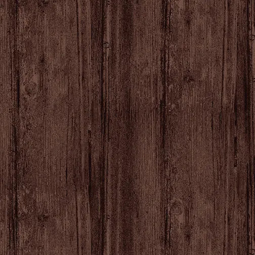 Brown Espresso Washed Wood Flannel Wideback Fabric Per Yard