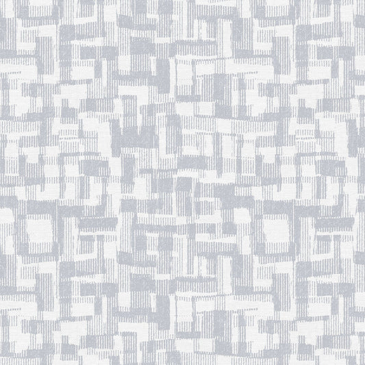 Grey Silver Barcodes Cotton Wideback Fabric Per Yard