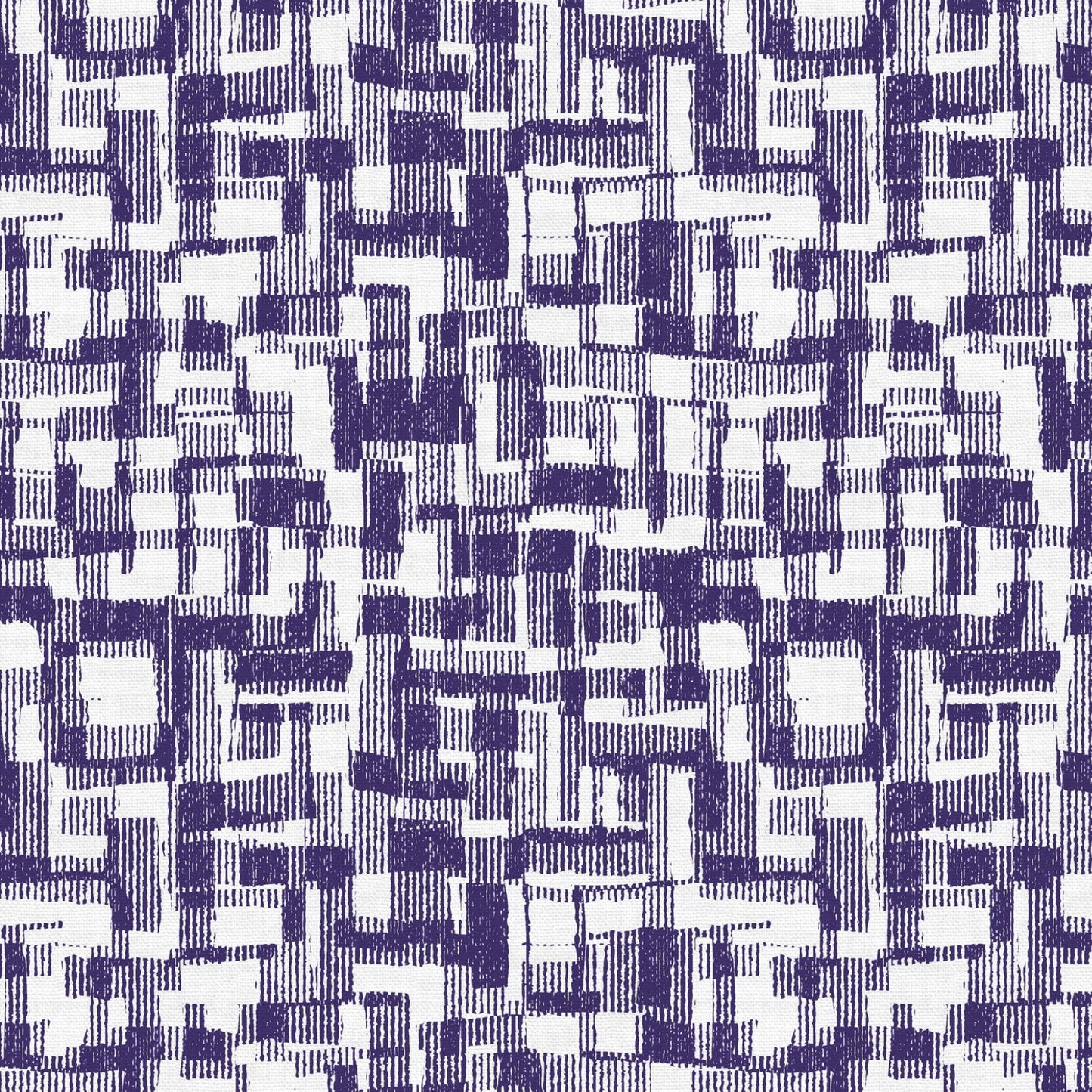 Purple Eggplant Barcodes Cotton Wideback Fabric Per Yard