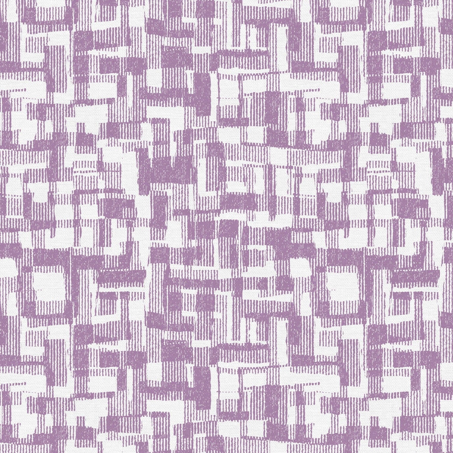 Purple Mauve Barcodes Cotton Wideback Fabric Per Yard