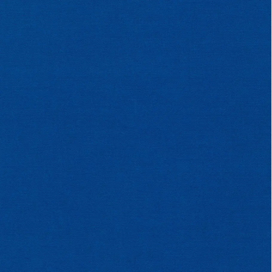 Blue Kona Cotton Royal Wideback Fabric per yard