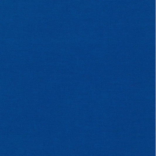 Blue Kona Cotton Royal Wideback Fabric per yard