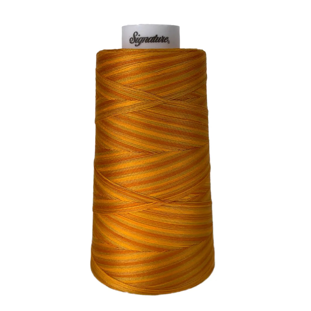 M76 Brassy Yellows Signature Cotton Variegated Thread