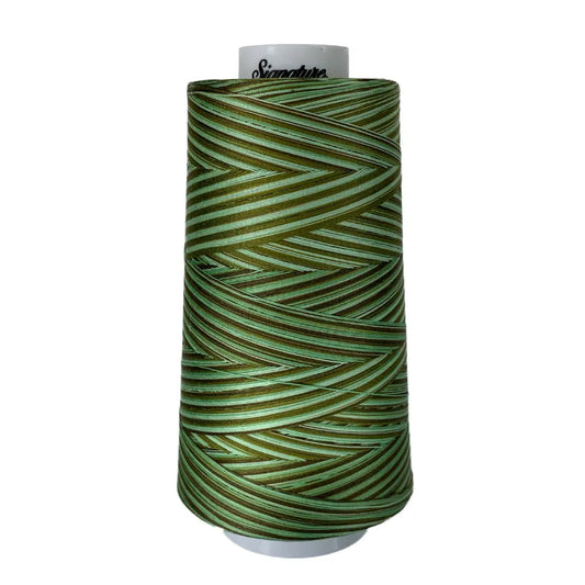 M85 Grassy Greens Signature Cotton Variegated Thread