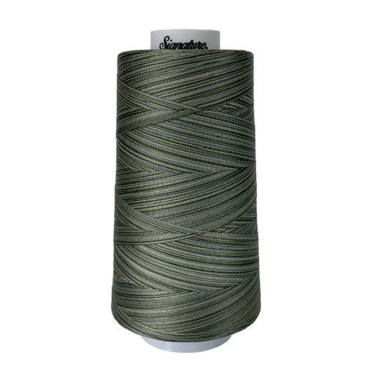 M86 Greyish Greens Signature Cotton Variegated Thread