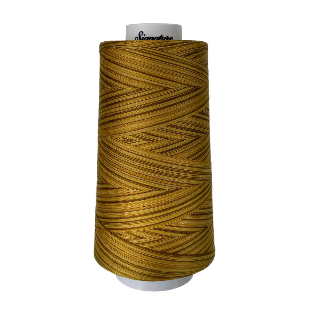 M91 Antique Gold Signature Cotton Variegated Thread