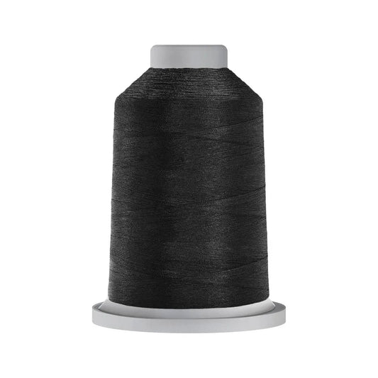 11001 Black Glide Polyester Thread - 5,500 yards King Spool