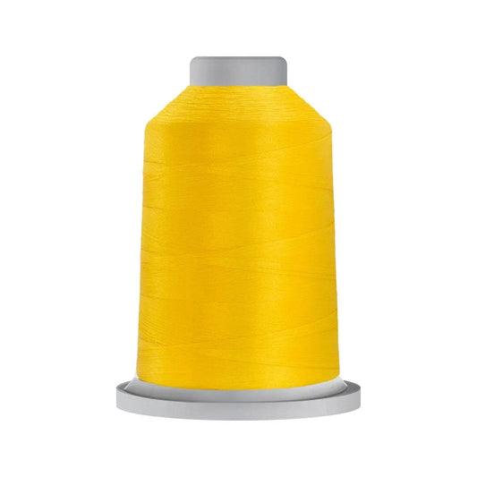 80108 Bright Yellow Glide Polyester Thread - 5,500 yards King Spool