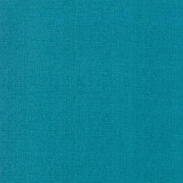 Blue Turquoise Thatched Cotton Wideback Fabric Per Yard