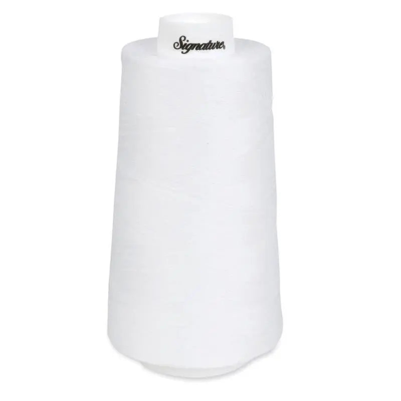 001 White Signature Cotton Thread